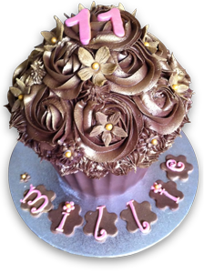 Giant Cupcakes from The Custom Cupcake Company Liverpool